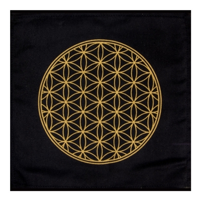 Cotton Crystal Grid : Flower of Life