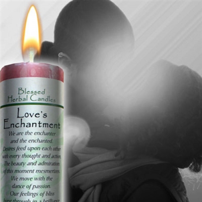 Love's Enchantment Blessed Herbal Candle