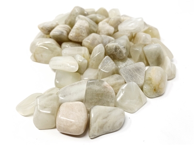 White Moonstone, tumbled