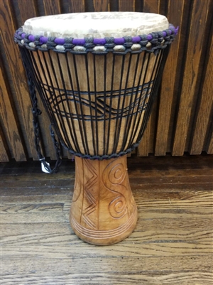 Djembe West African Drum 21"h x 11"w