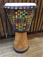 Djembe West African Drum 25"h x 13"w