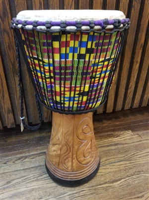 Djembe West African Drum 25"h x 13"w