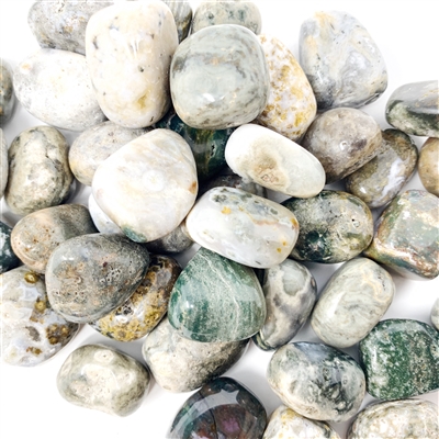 Ocean Jasper, tumbled