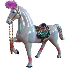 Plastic Horse Figurine