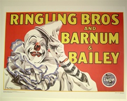Antique Clown Poster