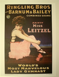Ringling Miss Leitzel Poster