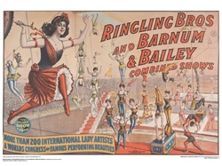 Ringling Lady Artists Poster