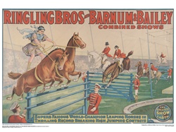 Ringling Leaping Horses Poster
