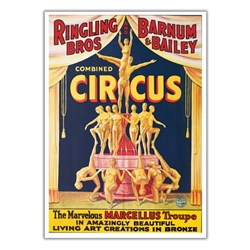 Ringling The Marvelous Marcellus Troupe Poster