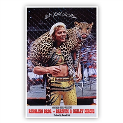 Gunter Gebel-Williams Leopard Poster