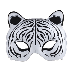 White Tiger Foam Mask