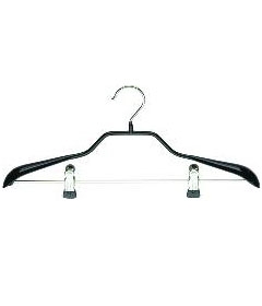 16" Jiffy Steamer Hanger w/Coated Clips – 1 per Carton