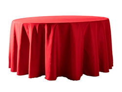 Spun Polyester Tablecloth 120" Round