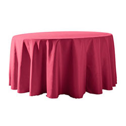 114" Round Polyester Table Cloths