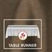 12”x108” Table Runners Polished-Luster Flame Retardant Satin (minimum of 5 runners)
