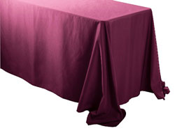 Spun Polyester Rectangular Tablecloth 90" x 156"