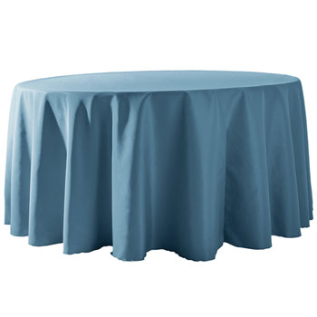 130" Round Polyester Table Cloths
