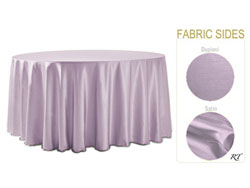 Double Sided Satin / Dupioni 120" Round Tablecloth
