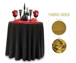 Sample Double Sided Satin / Dupioni Tablecloth 84" x 84" Square