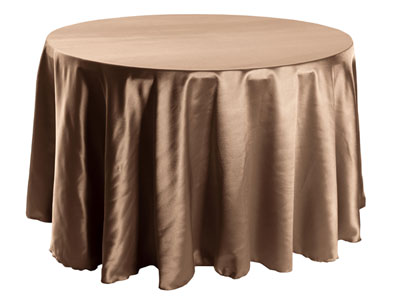 Herringbone Polyester 102” Round Tablecloth