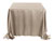 Herringbone Polyester 108”x108” Square Tablecloth (rounded corners)