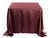 Herringbone Polyester 132”x132” Square Tablecloth (rounded corners)