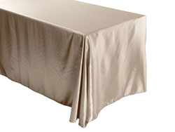 Herringbone Polyester 90”x156” Rectangular Tablecloth – (rounded corners)
