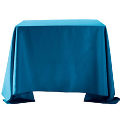 108"X108" Overlay Polyester Table Cloths -Rounded Corners