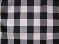Sample Polyester Check Tablecloth 60" x 120" Rectangular