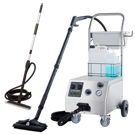 Reliable Tandem Pro Commercial Steam Cleaning System & Commercial Steam Mop