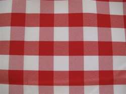 Sample Polyester Check Napkin 20" x 20" Square - 1 dozen/pack
