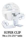Super Tableskirting Clip - 50 clips/pack