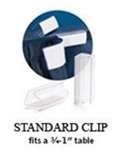 Standard Tableskirting Clip - 50 clips/pack