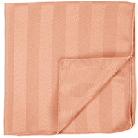 17" x 17" Poly Stripe Napkins - 1dz/packet