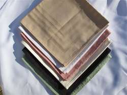Satin Band Napkin 22" x 22" - 4 Stripes - 1dz/packet