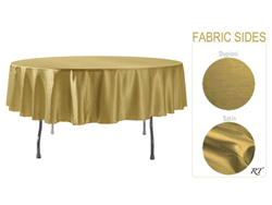 Double Sided Satin / Dupioni 72" Round Tablelcoth