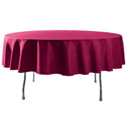 Rental - 108" Round Polyester Table Cloths