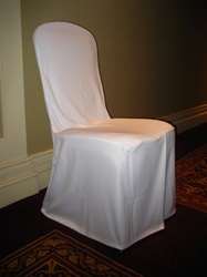 Sample-  Polyester Gabardine Banquet Chair Cover