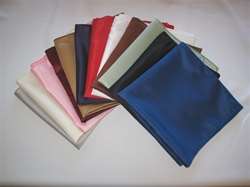 SAMPLE - 20" x 20" Square Polyester Satin Napkin - 2 Sided - 1 dozen/packet