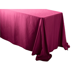 Rental - 90" x 132" Rectangular Polyester Table Cloth
