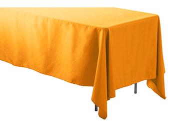 60" x 144" Rectangular Polyester Table Cloths