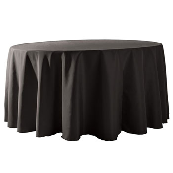 120" Round Polyester Table Cloths