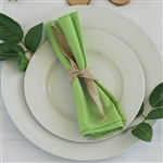 Econoline Polyester Napkins- 20"x20" - Apple Green