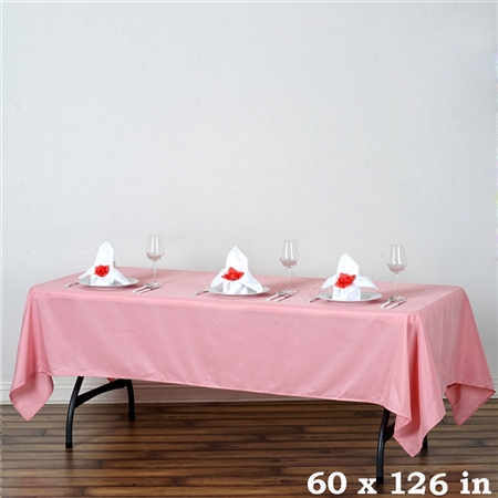 Econoline Tablecloth 60x126" - Rose Quartz