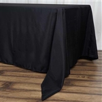Econoline Black Tablecloth 72x120"