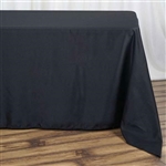 Econoline Black Tablecloth 90x132"