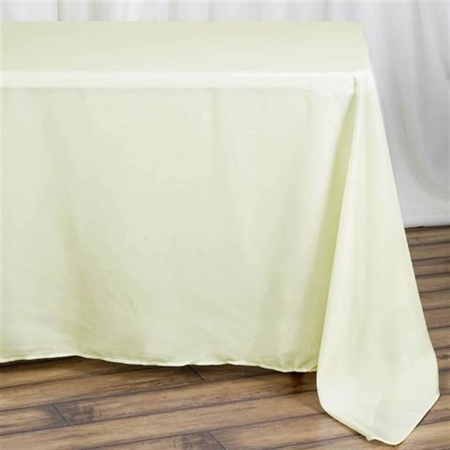 Econoline Ivory Tablecloth 90x132"