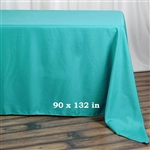 Econoline Turquoise Tablecloth 90x132"