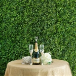 11 Sq ft. UV Protected Green Boxwood Hedge Locust & Cypress Garden Wall Backdrop Mat - Pack of 4