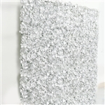 4 PCS Silk Hydrangea Flower Mat Wall Backdrop - Silver